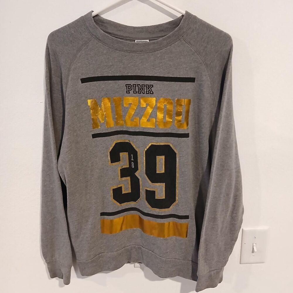 Mizzou Tigers Victoria's Secret PINK Women's Sweatshirt Pullover Size XS